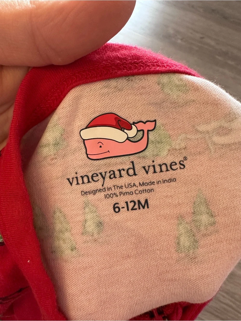 Vineyard Vines Baby Footie Christmas Pajamas - 6-12 Months